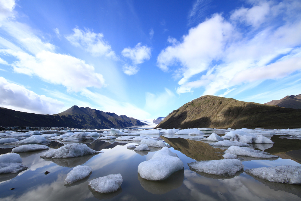 Islands Heinabergsjökull