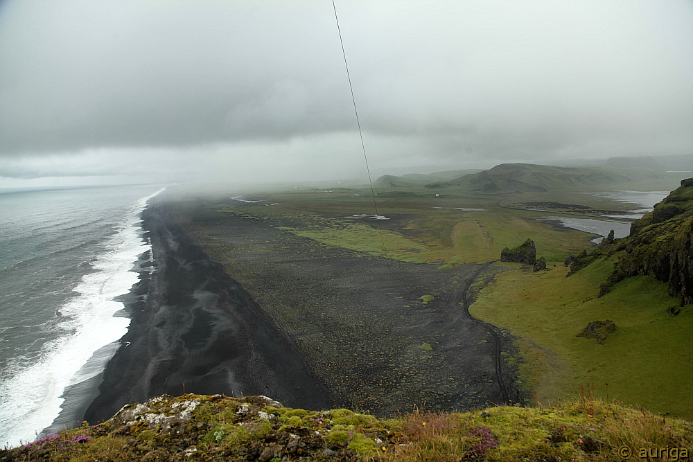 Islands Südküste aus 100 m Höhe