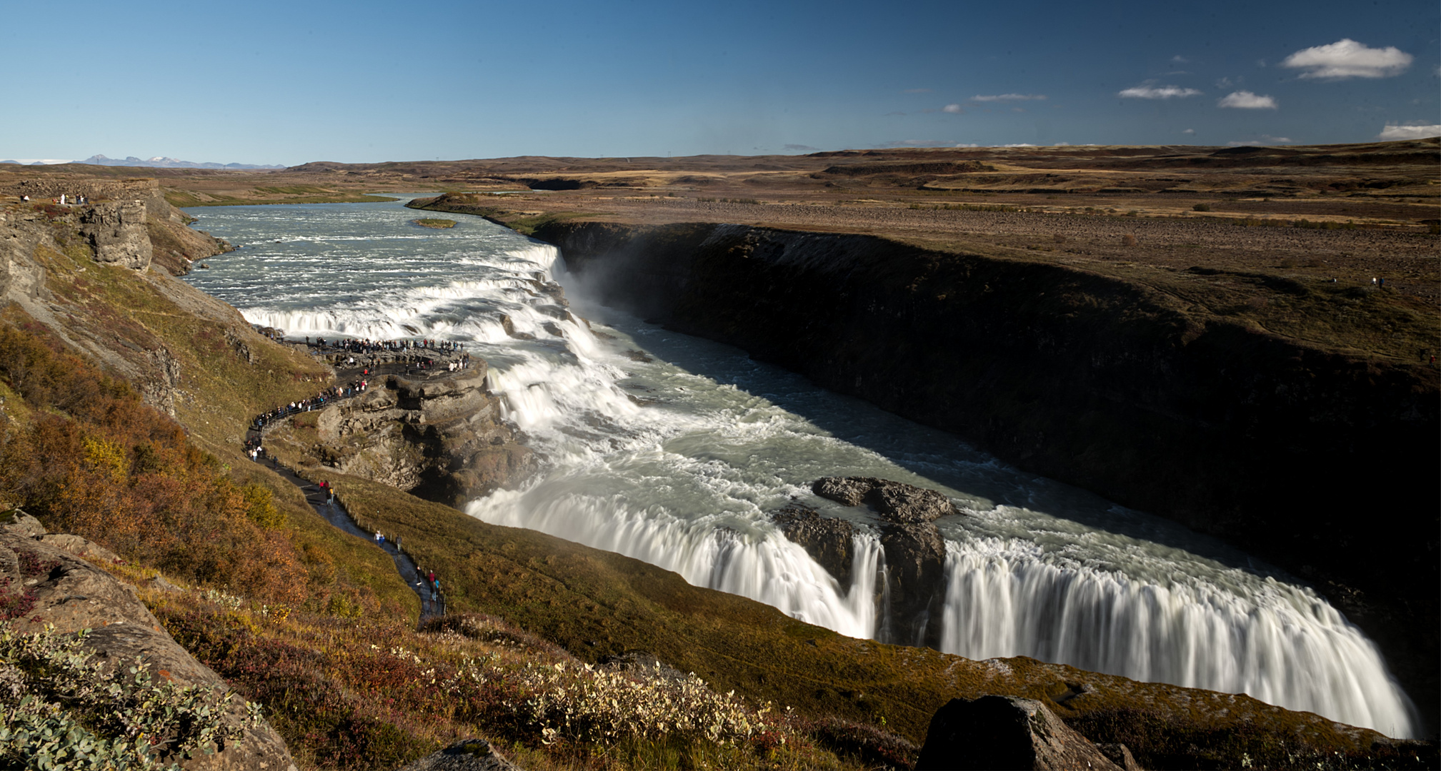 Islands Wasserfälle - der Gullfoss