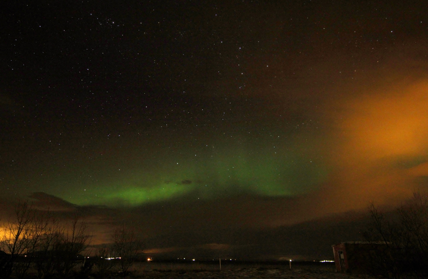 Islandwinterhimmel