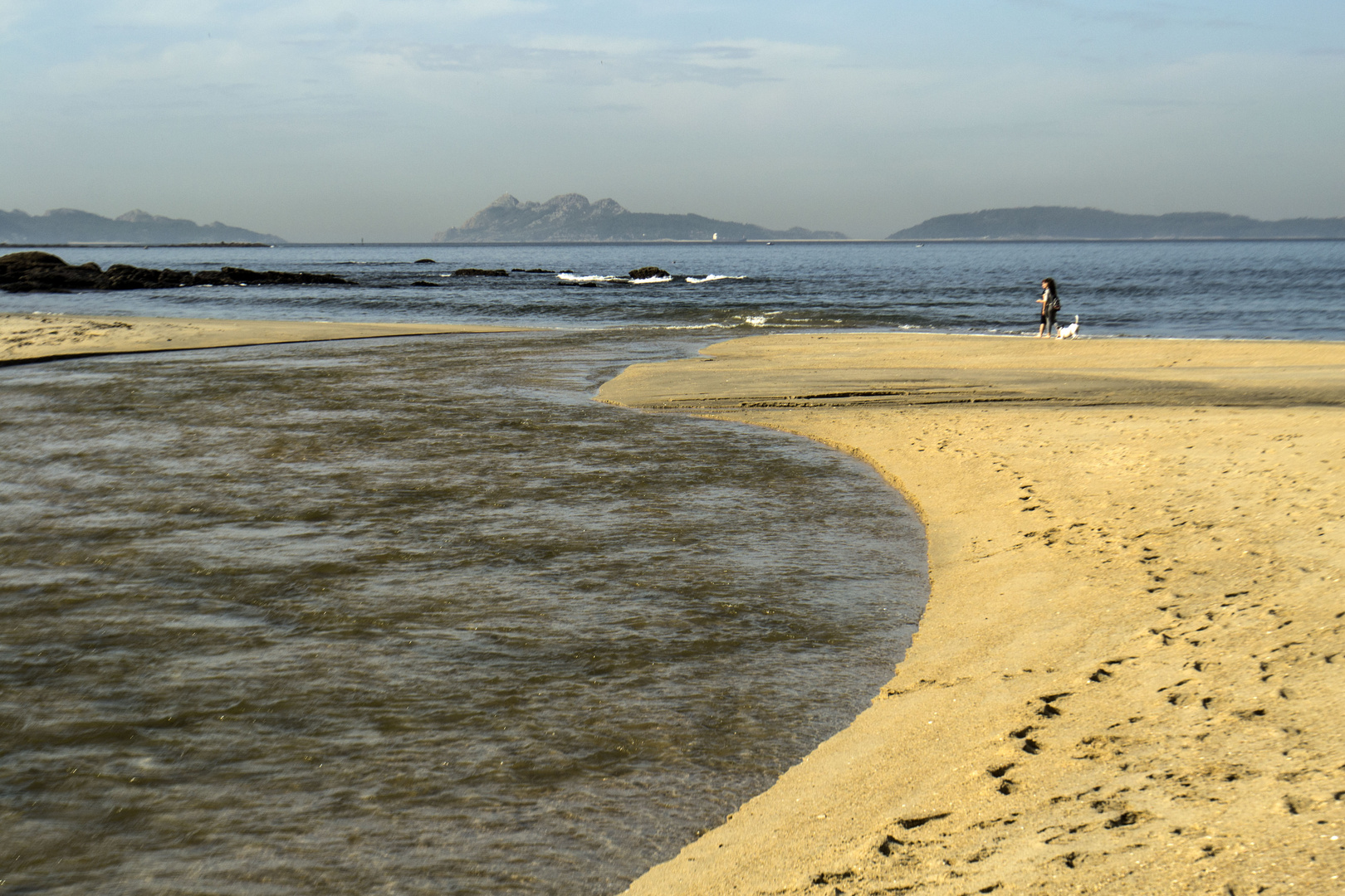 Islas Cíes al fondo-Fotos 2015