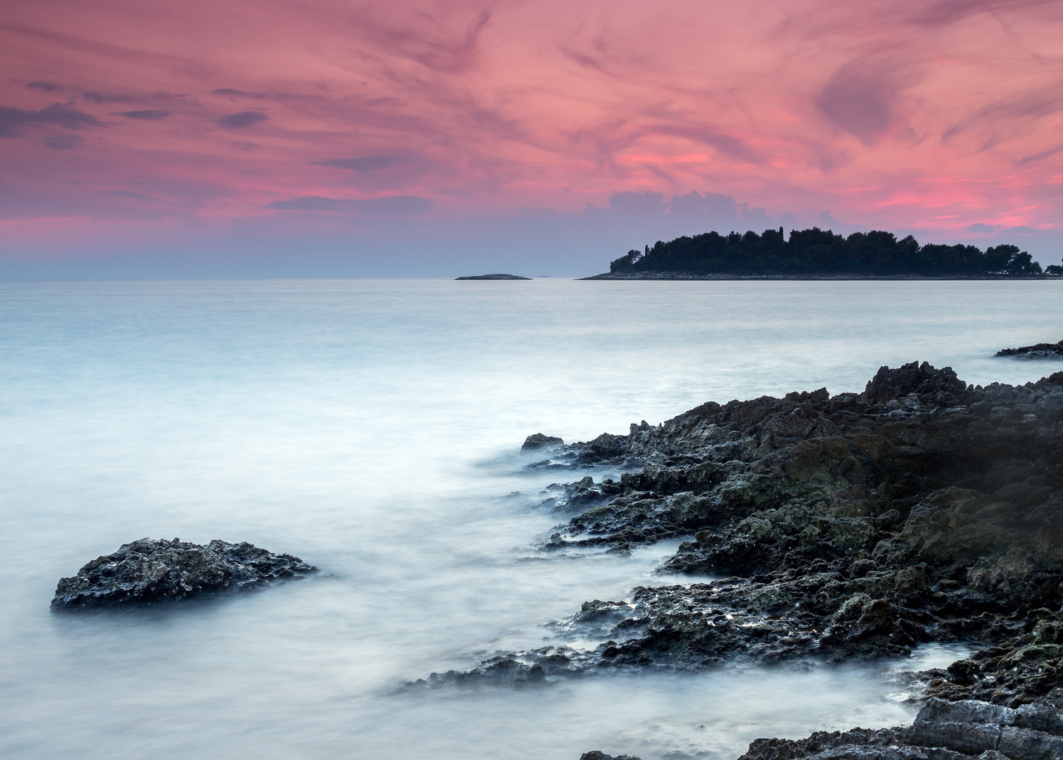 Isle at sunset