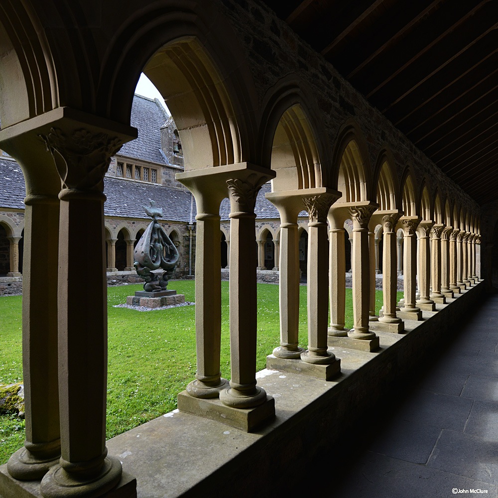 Isle of Iona, Abbey Cloisters