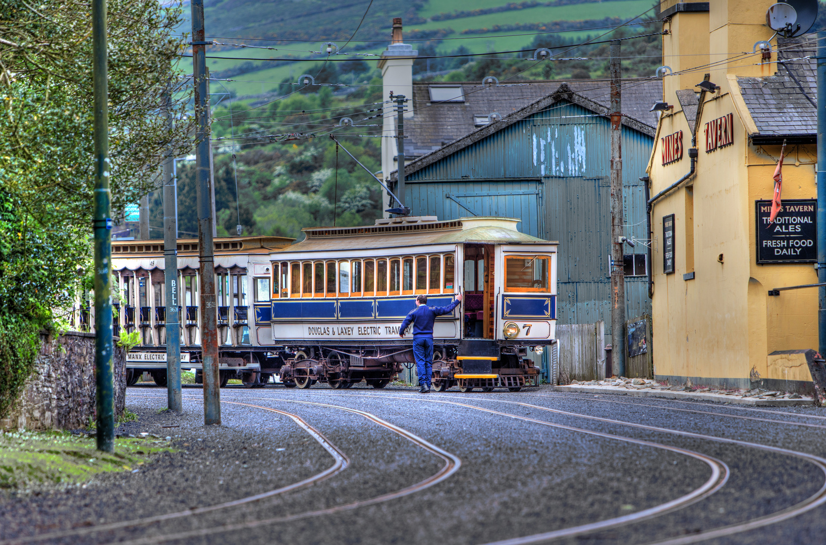 Isle of Man Douglas & Ramsey Electric Railway @ Laxey