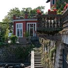 "Isola dei Pescatori" (Fischerinsel) im Lago Maggiore. Eine kleine autofreie Insel im Lago Maggiore.