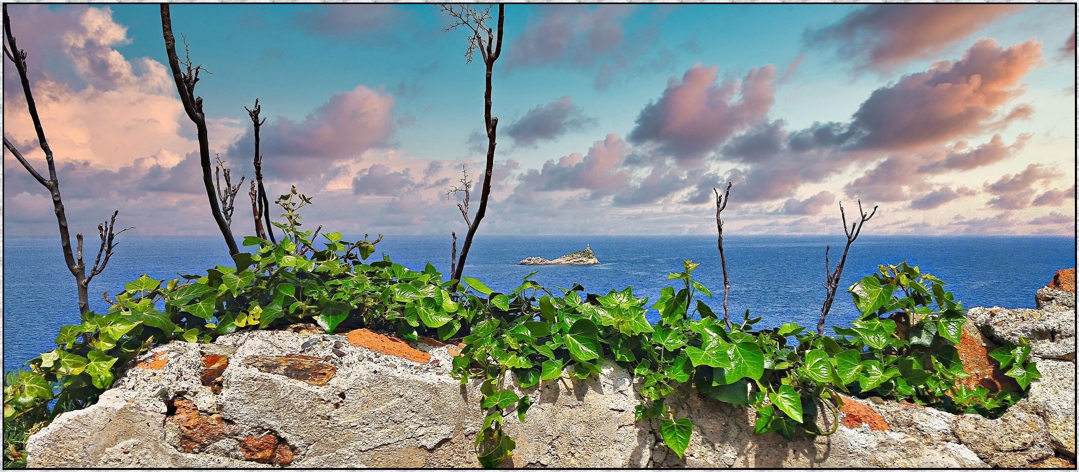 Isola d'Elba : Lo Scoglietto", der kleine Felsen von Portoferraio 