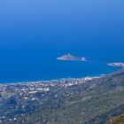 Isola delle Femmine vista dall'alto (e da lontano)