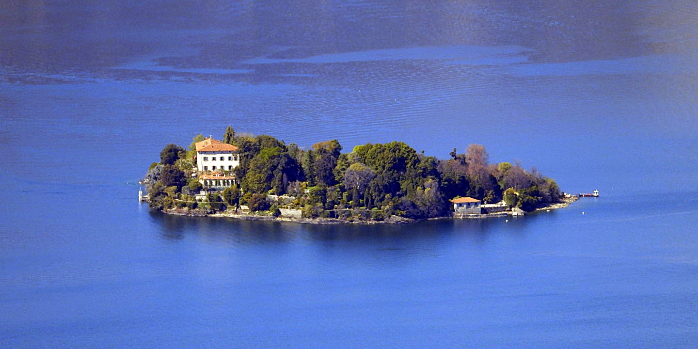 Isola Madre - gesehen vom Monte Sasso del Ferro