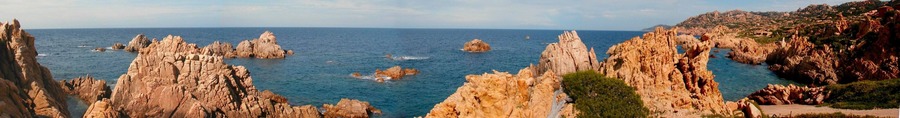 Isola Rossa Nordküste Sardiniens - Panorama