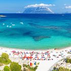 Isola Tavolara Sardinien-Drohnenaufnahme