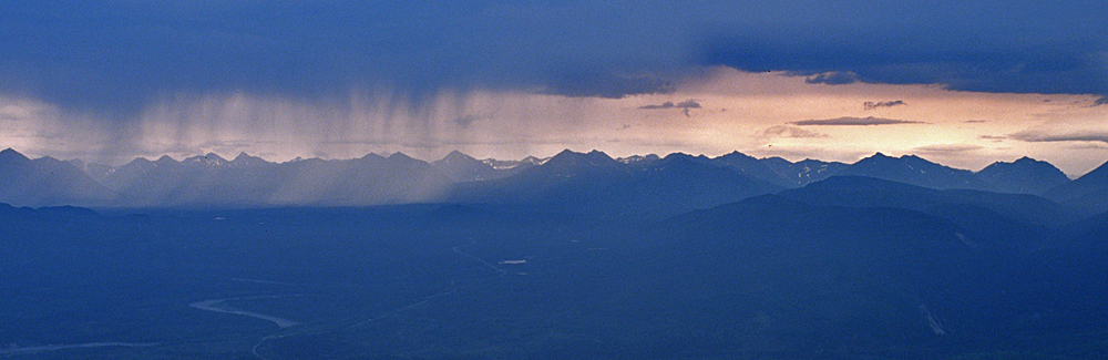 Isolated thunderstorm... (Alaska, USA)