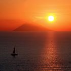 Isole Eolie al tramonto (Stromboli)