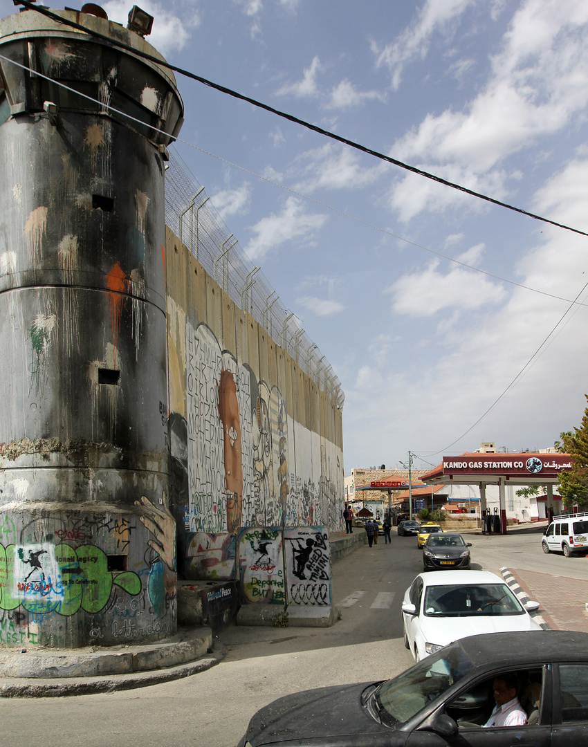 Israel Bethlehem  - Mauer_3_  - 