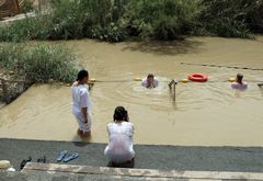 Israel - Taufstelle im Jordan -2-