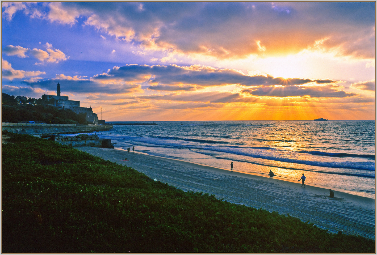 Israel, Tel Aviv-Jaffa, Abend