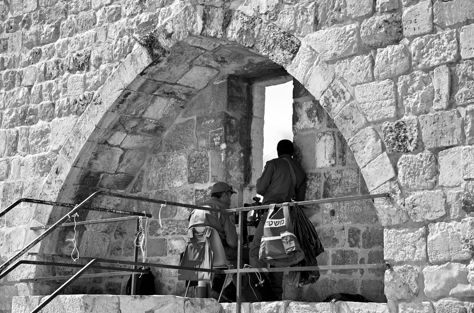 Israeli military snipers in East Jerusalem