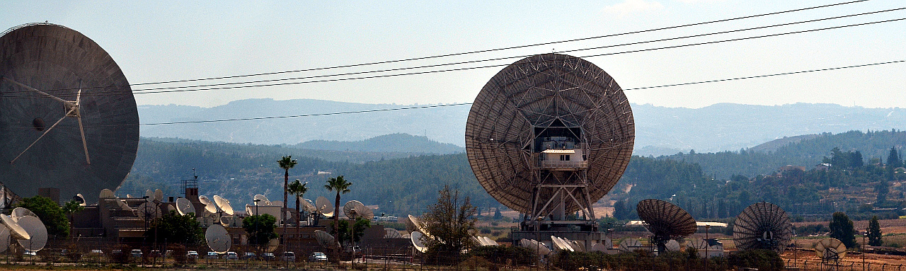 Israelische Satelliten-Station
