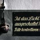 Ist das Licht ausgeschaltet?