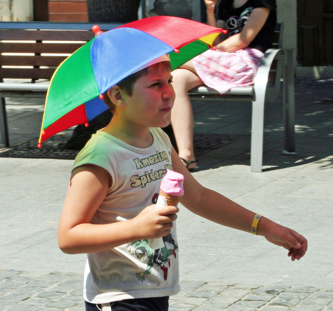 Ist es heiß, iss ein Eis!     Sibiu (Hermannstadt), Rumänien