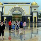 Istana Negara palace in raining weather