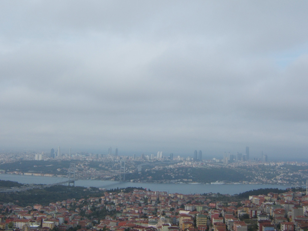 ISTANBUL 10 - Blick vom Camlica auf Bosporus