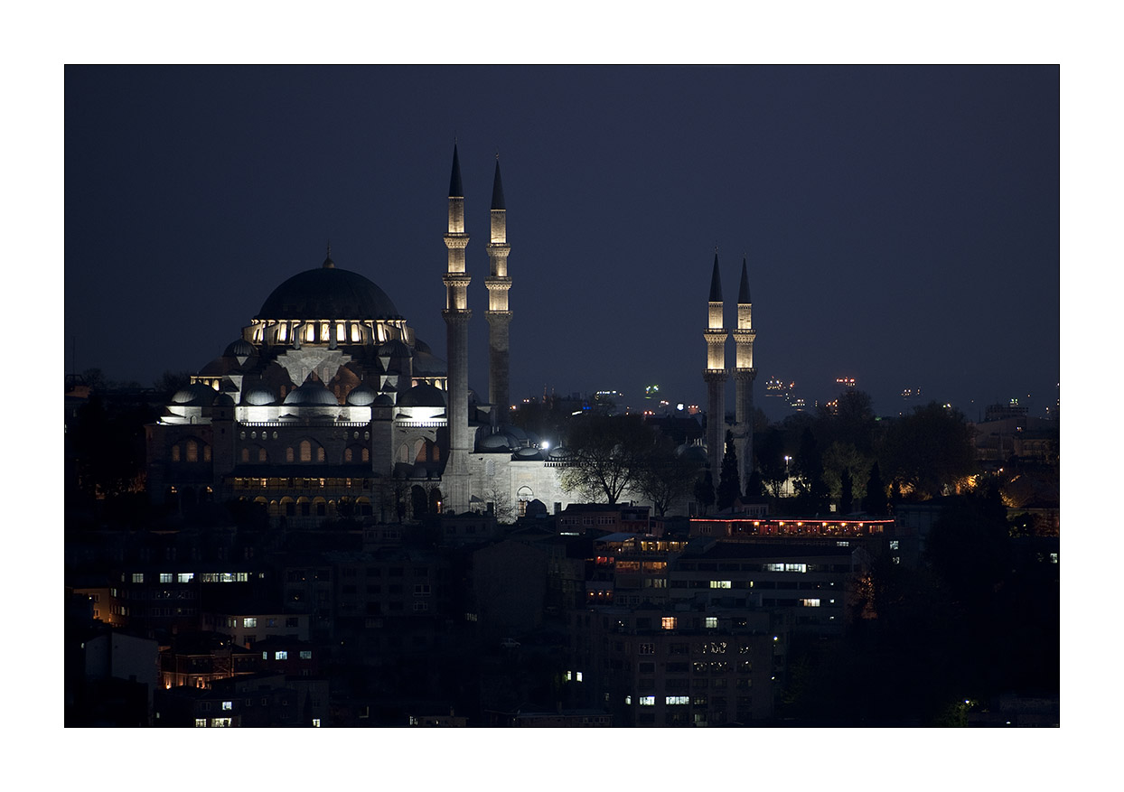 Istanbul 4_ Nachtpanorama vom Galataturm