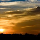 Istanbul am Abend vom Topkapi Palace