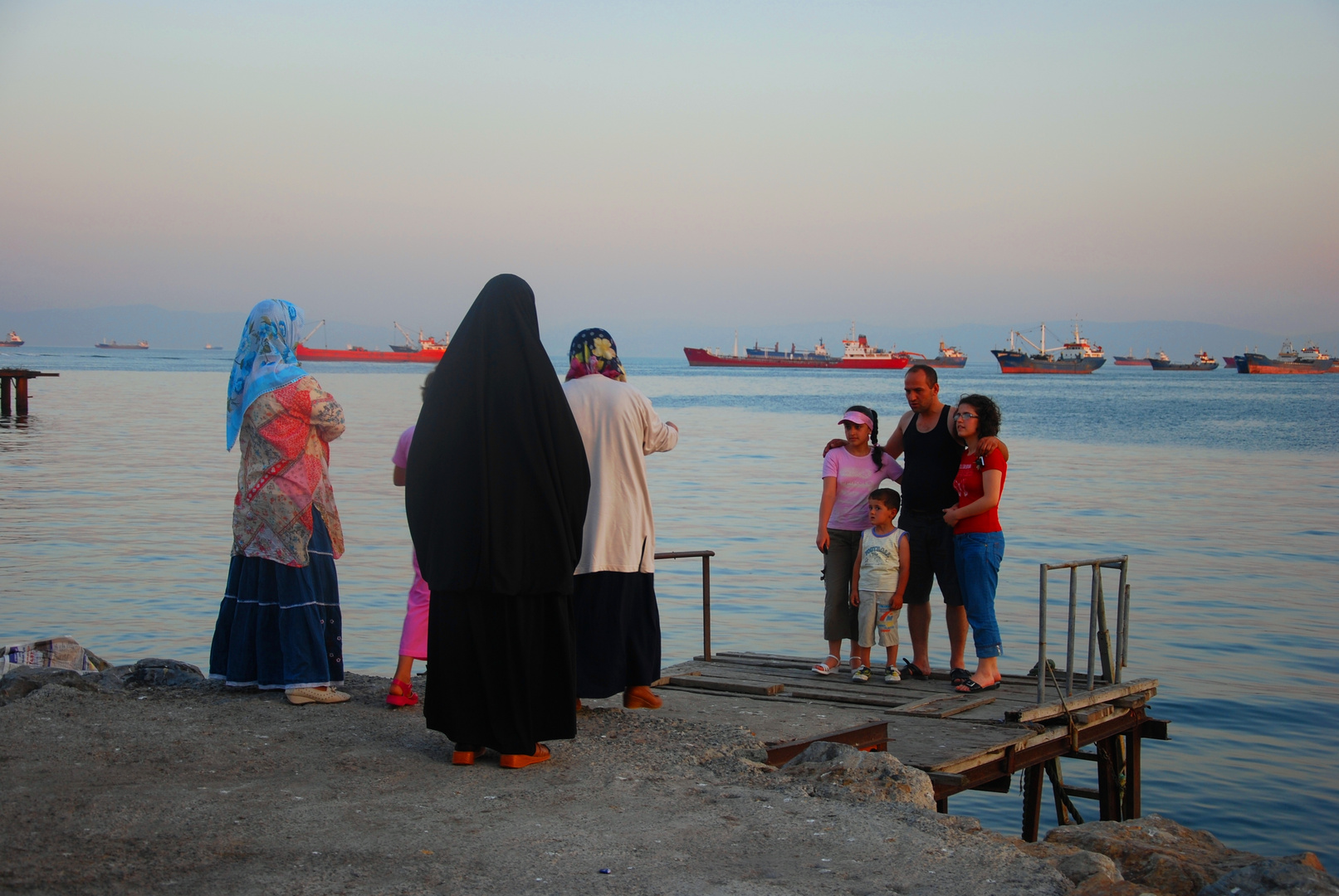 Istanbul and a family from East and West