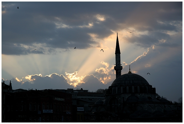 Istanbul bei Gegenlicht