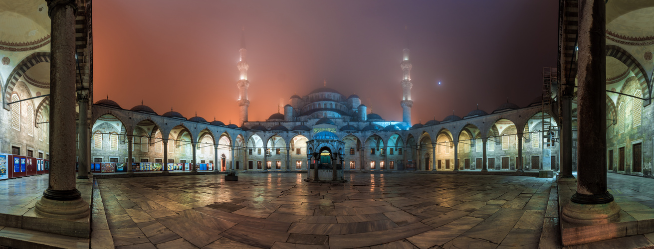 Istanbul - Blaue Moschee Panorama