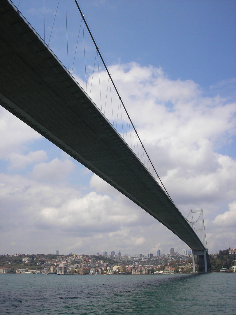 Istanbul Bosporus Brücke die Verbindung zwischen Asien und Europa