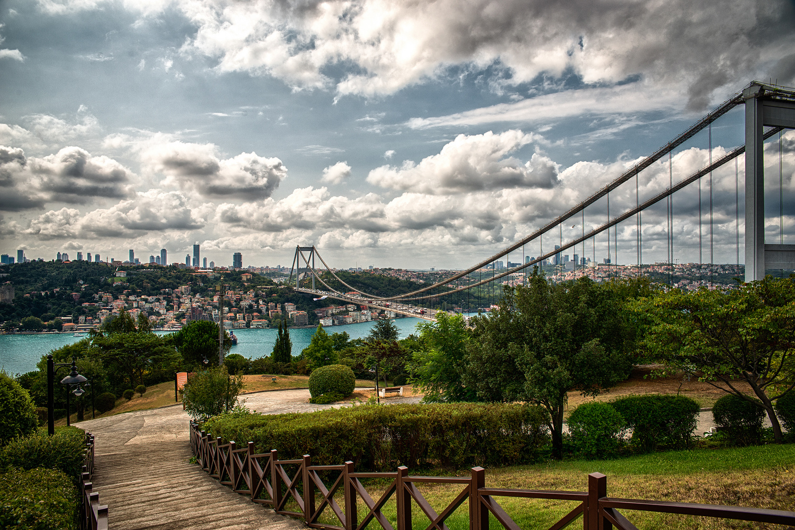 Istanbul Fatih Sultan Mehmet Bridge