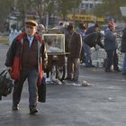 Istanbul Galatabrücke, 7 Uhr morgens