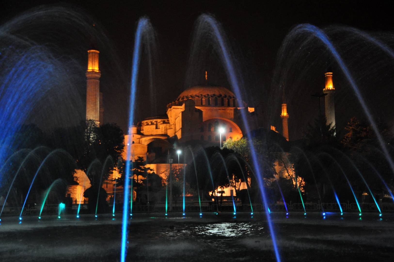 Istanbul: Hagia Sofia bei Nacht