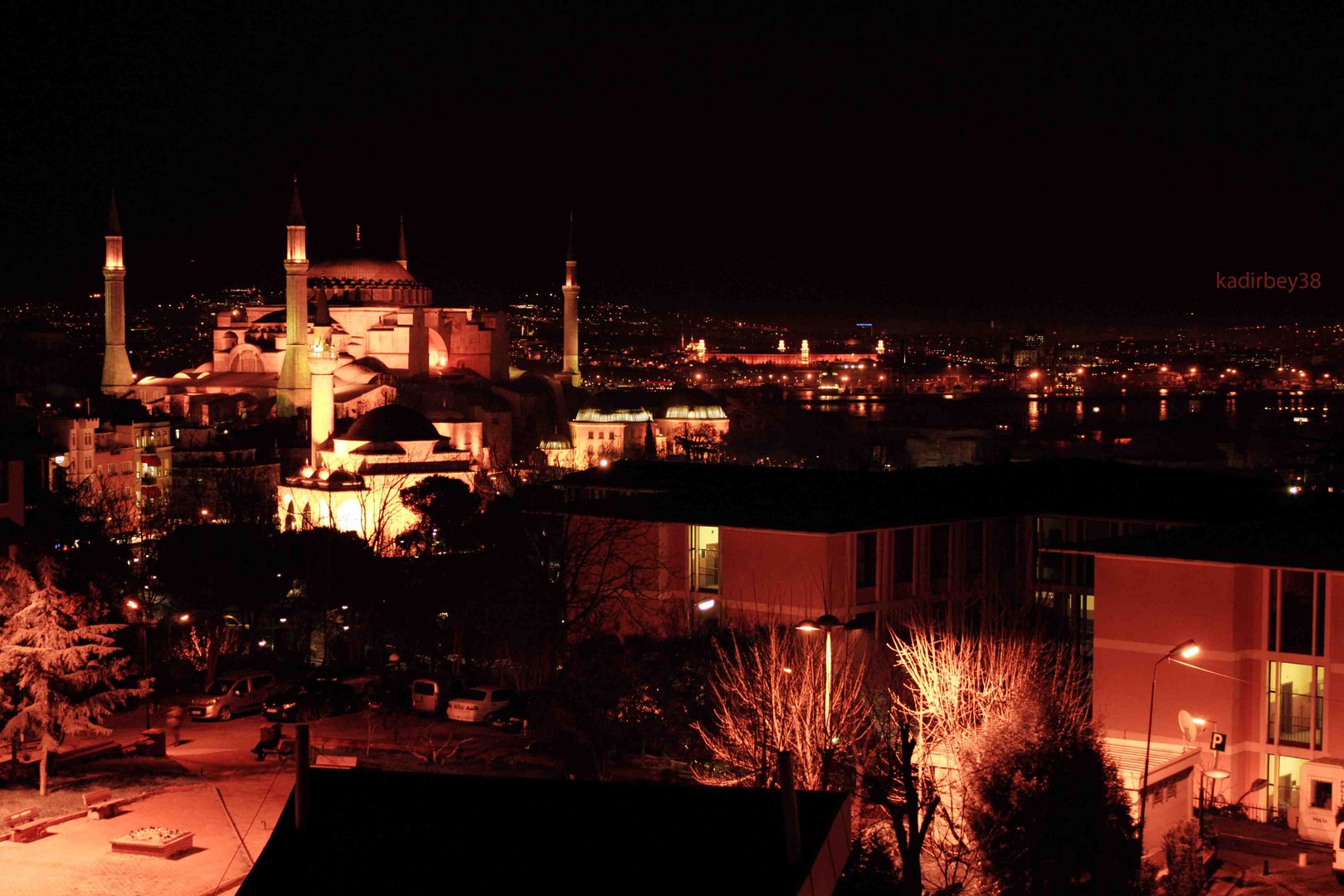 Istanbul Hagia Sophia nacht