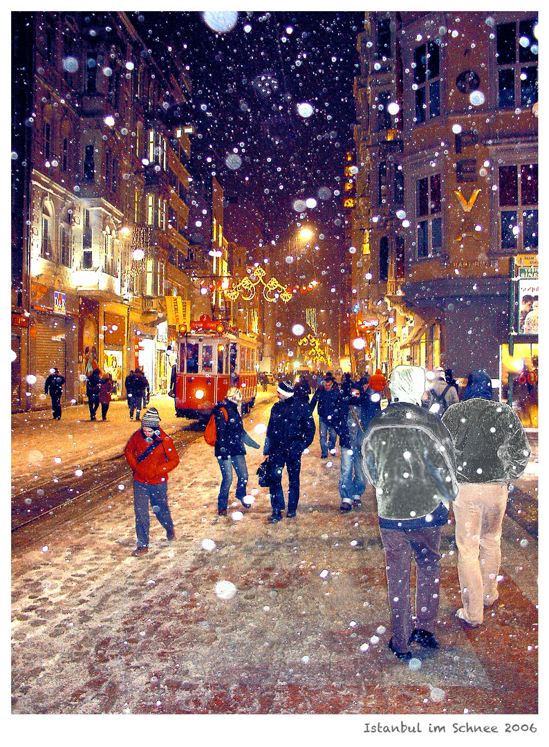 Istanbul im Schnee