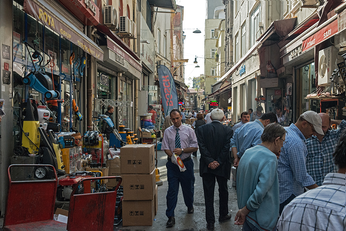 Istanbul, im Viertel der „Baumärkte“