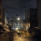Istanbul, Nebenstraße bei Nacht