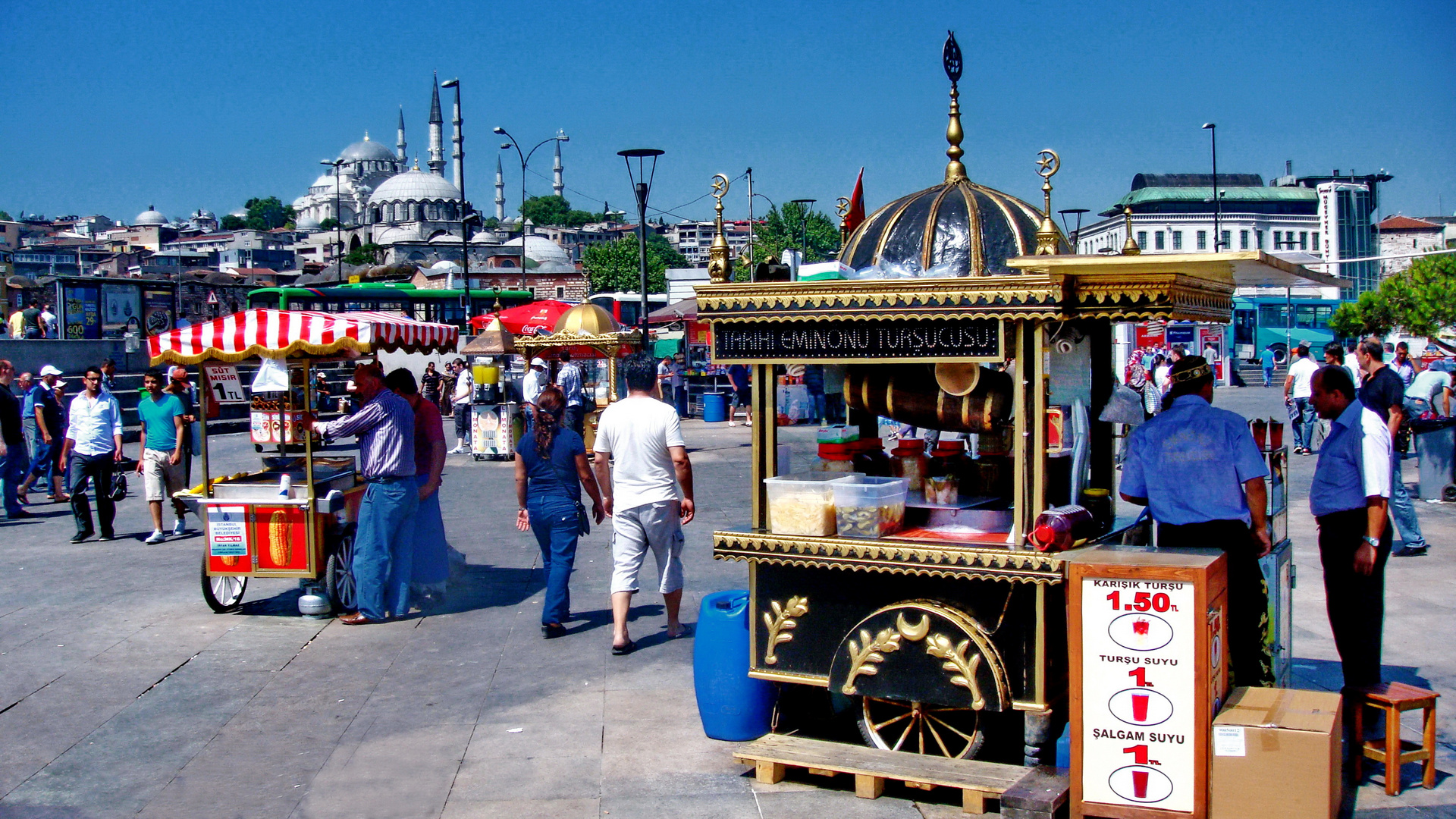 Istanbul, Streetlife in Eminönü