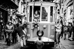 Istanbul Taksim Straßenbahn