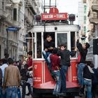 Istanbul Taksim Straßenbahn