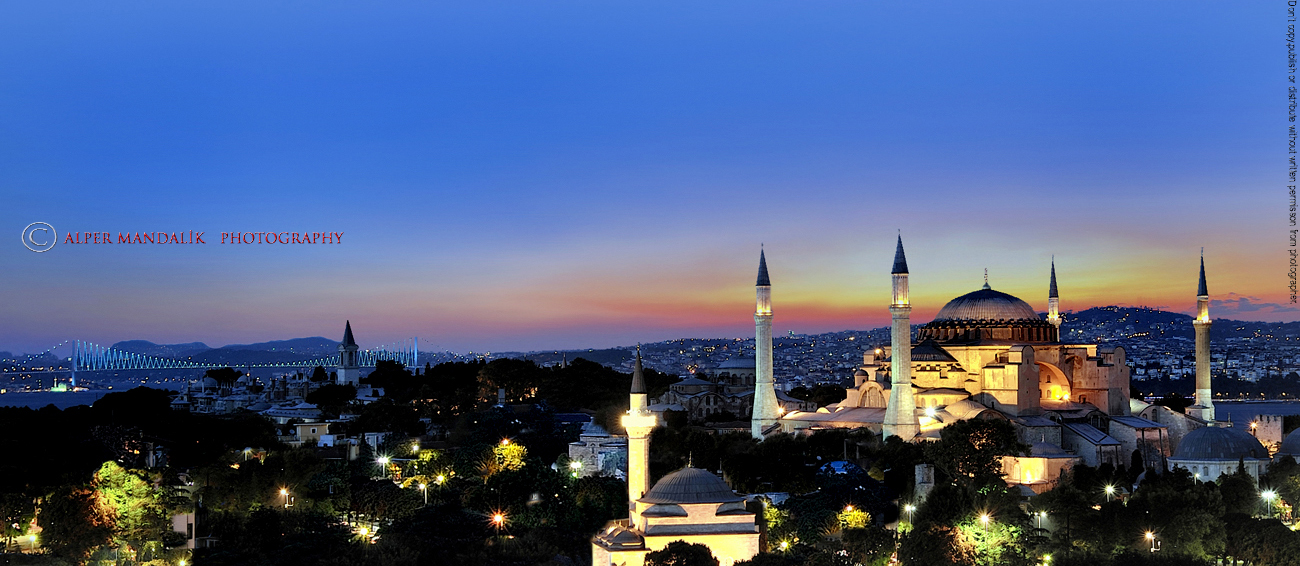 Istanbul Topkapi Place and AyaSofia