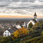 Istein am Abend vor dem Regen