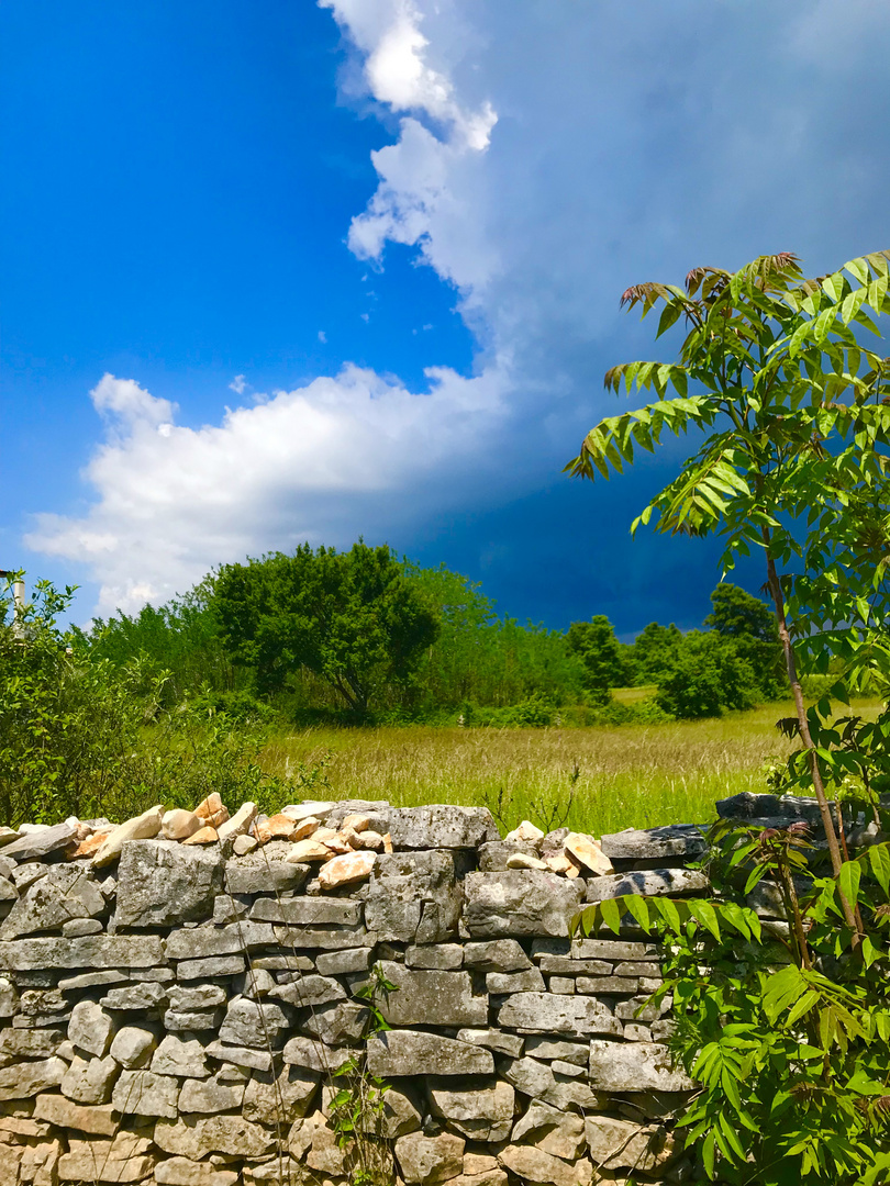 Istrische  Landschaften im Landesinneren 