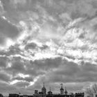 … it clouds over Tower of London…