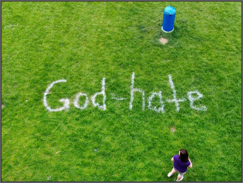 It isn't God who hate ...