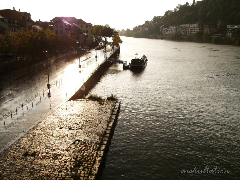 it suddenly rained in Heidelbörrg