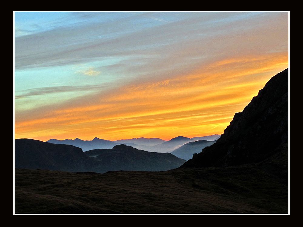 ital.Alpen (Sonnenaufgang)