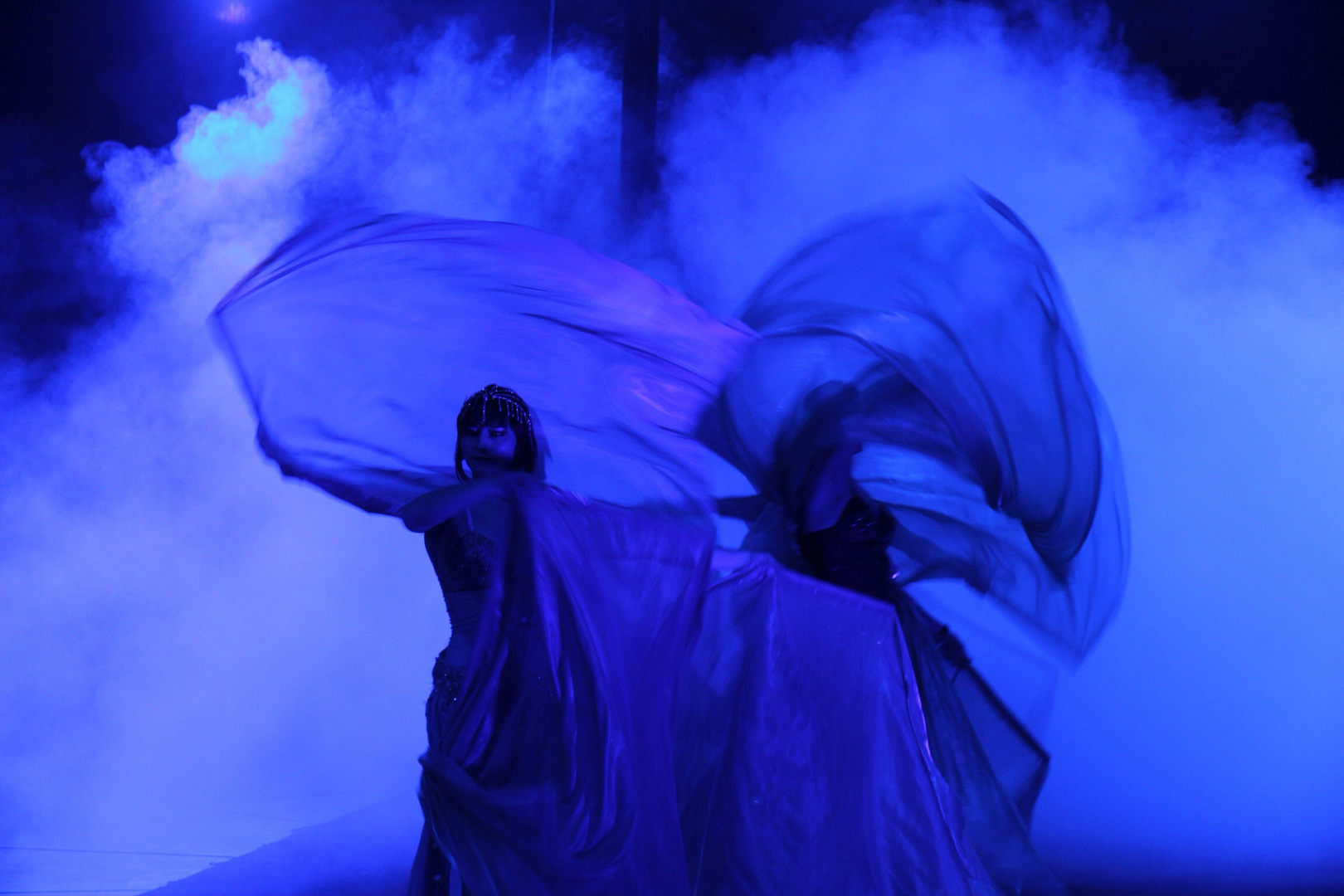 Italian Circus Perform a Belly Dancing