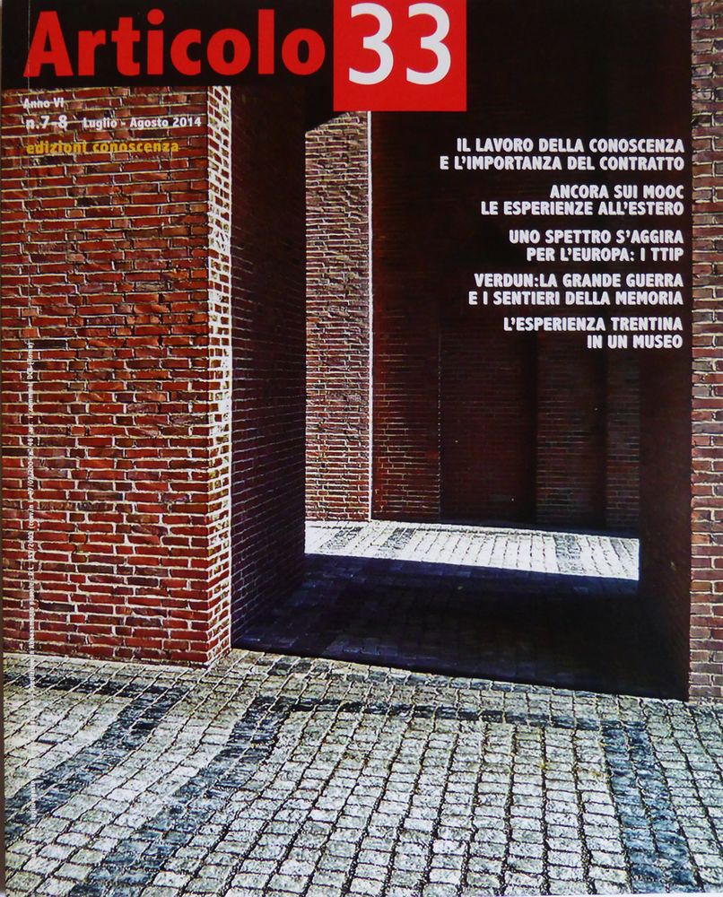 Italian Magazin, title by HH Bergmann, 2014